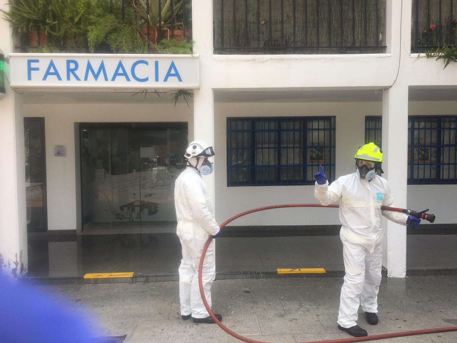 16 Abril 2020 Bomberos Realizan Su Quinto Servicio Desinfectante En Castellar De La Frontera 23