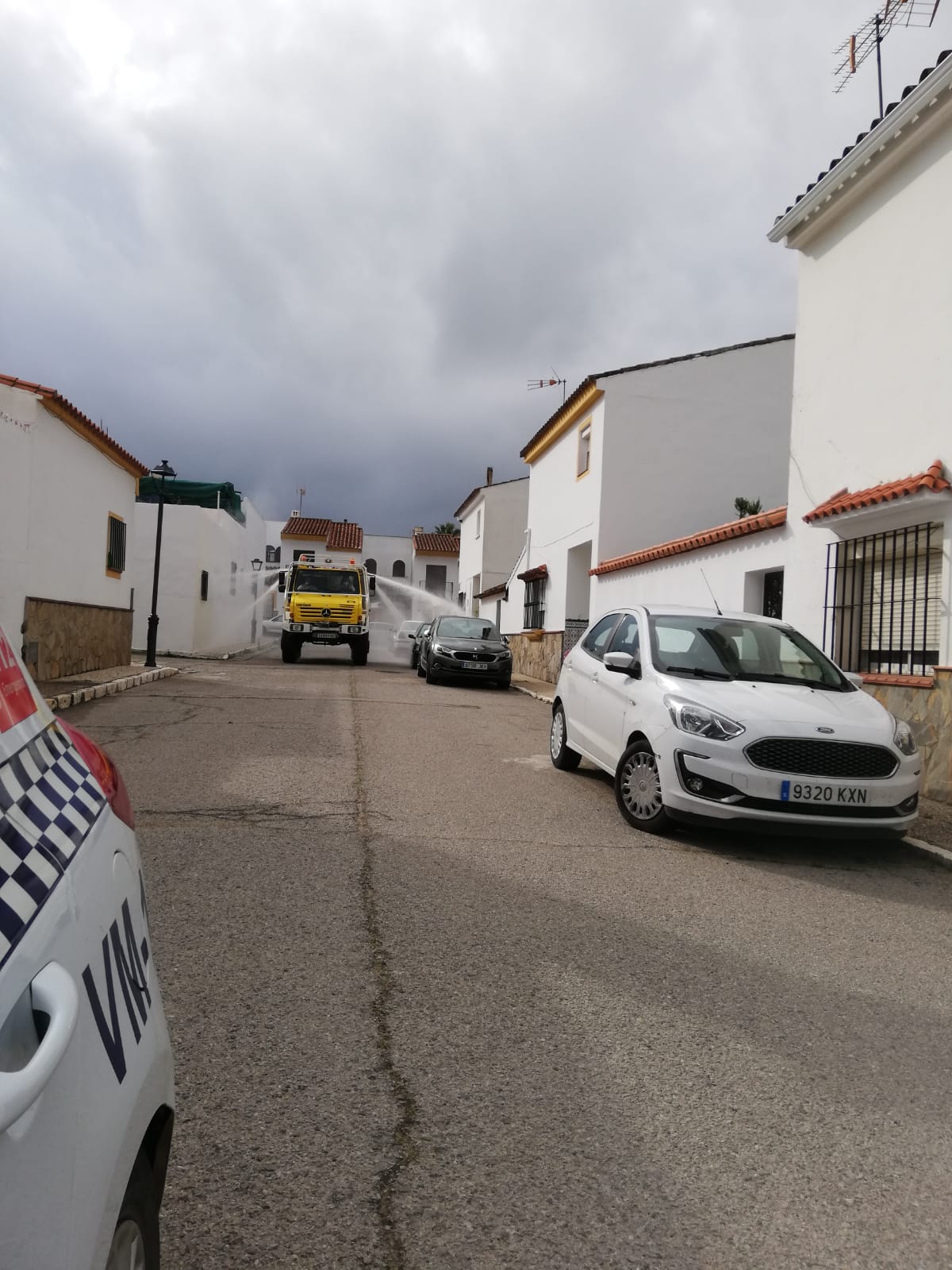 16 Abril 2020 La Almoraima SA Desinfecta HOY Las Calles De Castellar De La Frontera 3