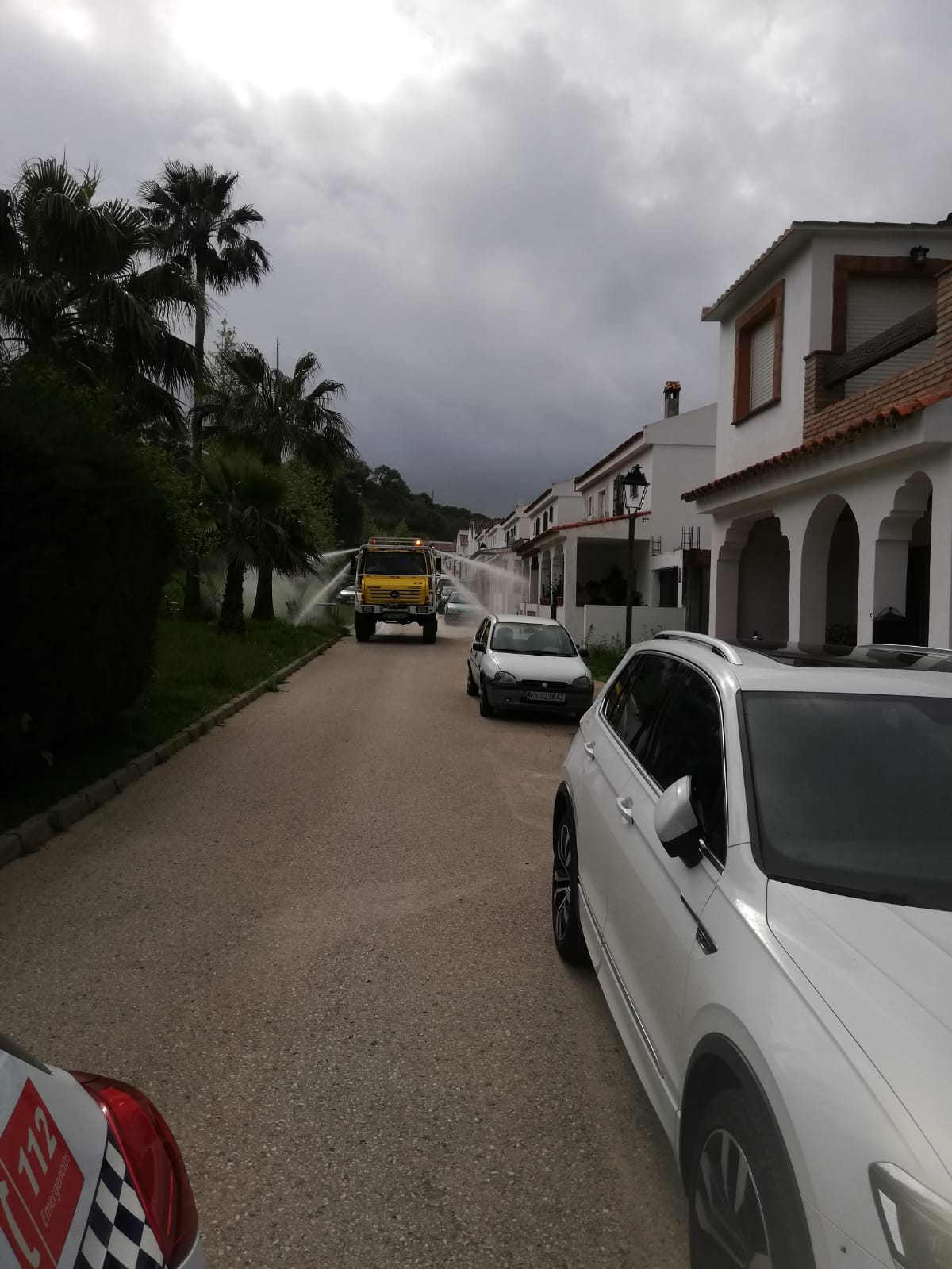 16 Abril 2020 La Almoraima SA Desinfecta HOY Las Calles De Castellar De La Frontera 6