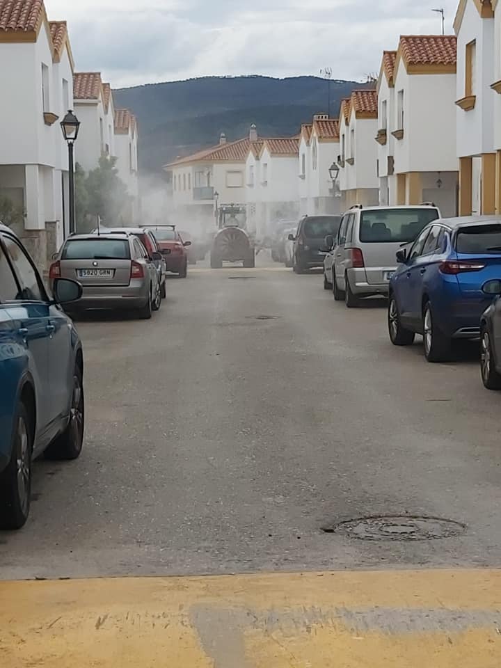 Agricultores Desinfectan Castellar De La Frontera El 30 De Marzo 2020 2