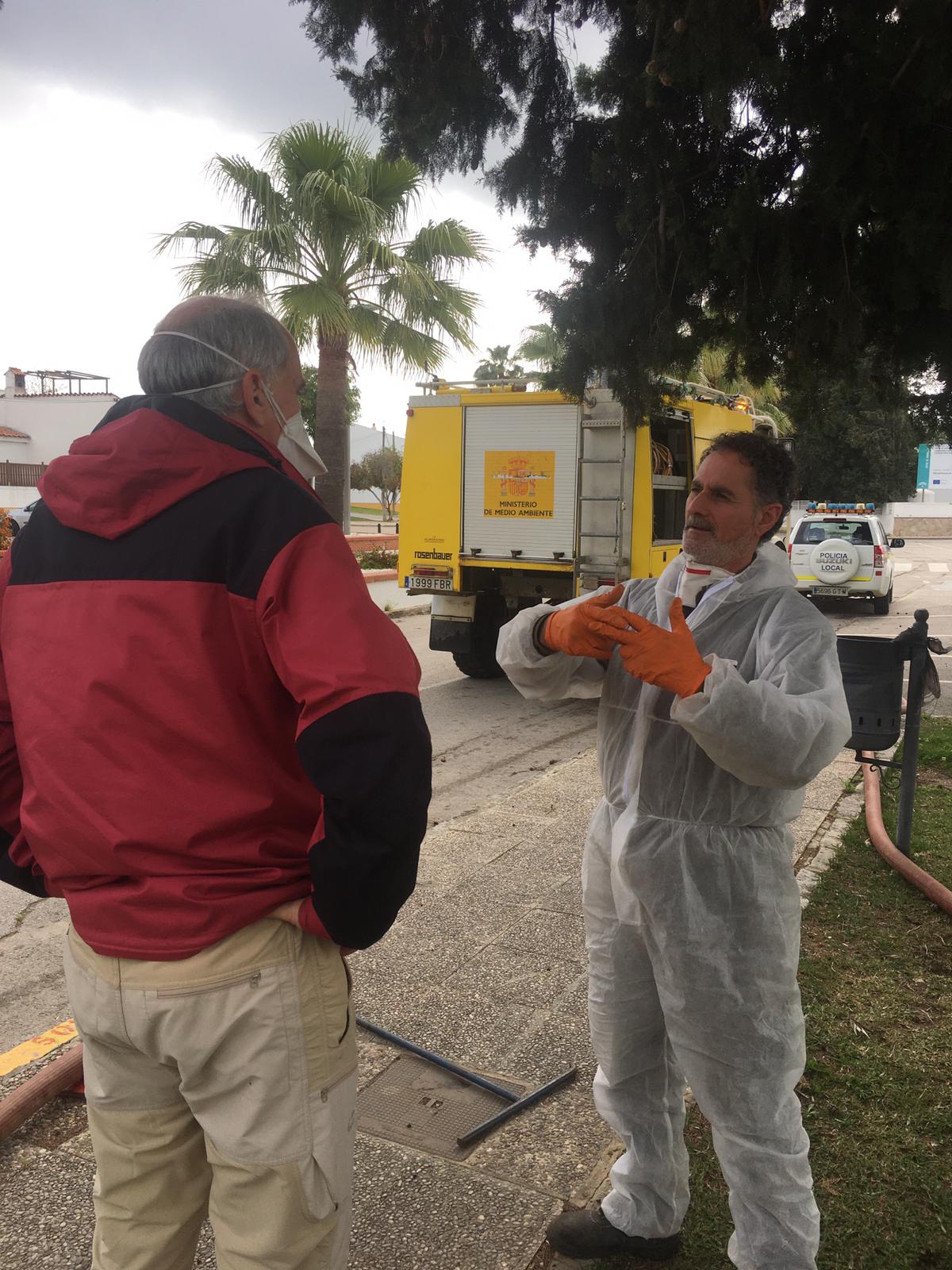 24 Abril 2020 Almoraima Vuelve A Colaborar En La Desinfeccin De Castellar De La Frontera 8