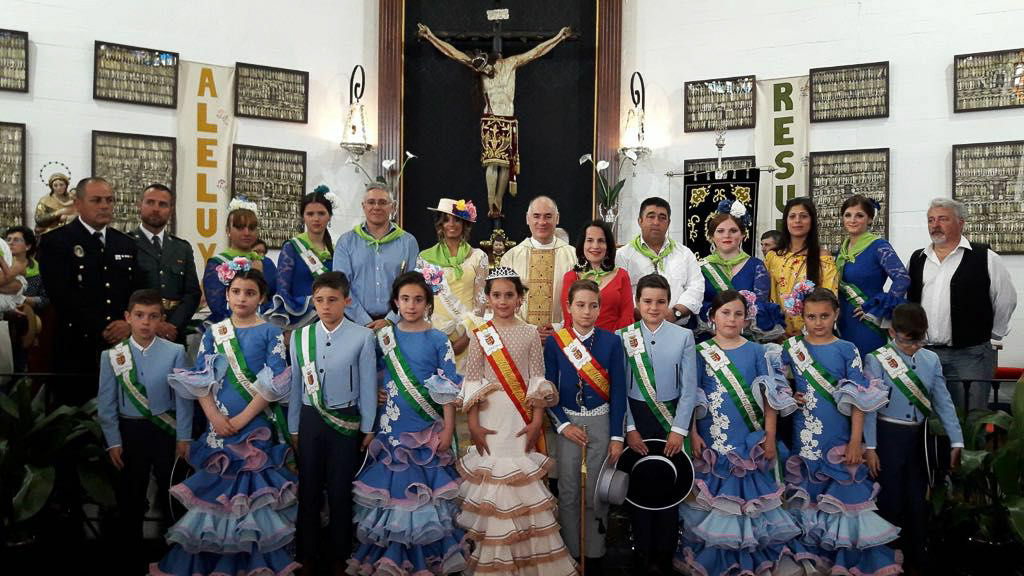 IMAGEN PREVIA AL INICIO DE LA ROMERÍA DEL SANTÍSIMO CRISTO DE LA ALMORAIMA 2018